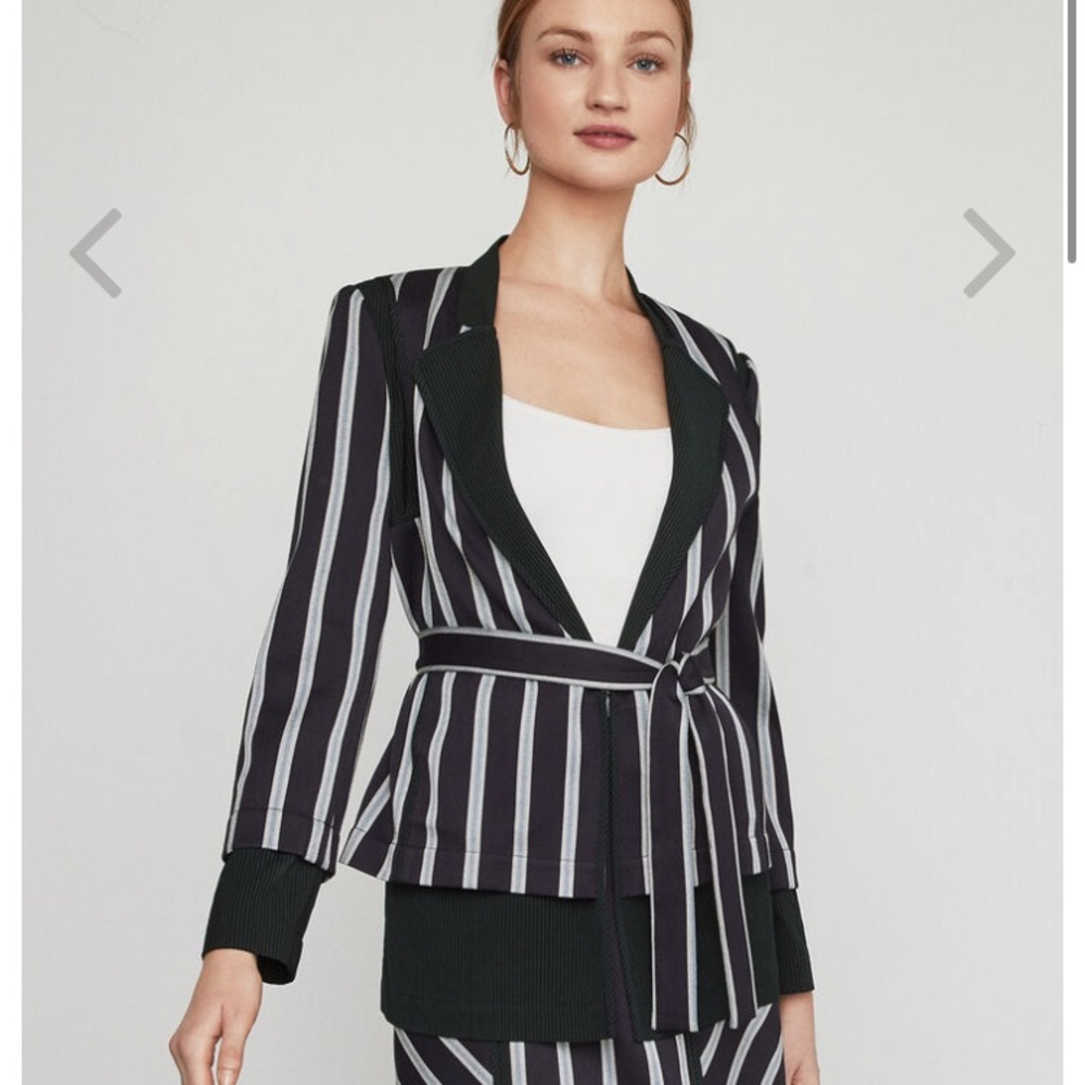 Bcbg Striped Jacket